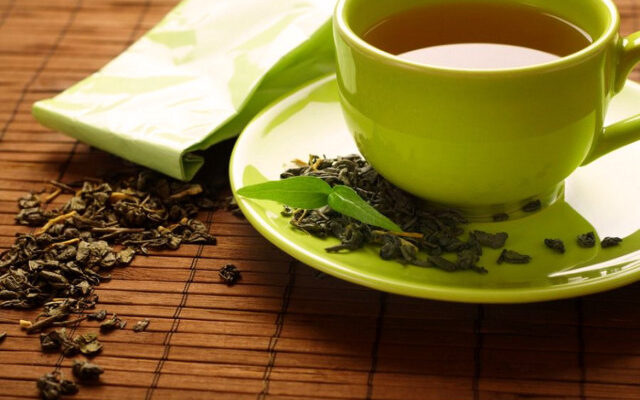 te verde caffeina