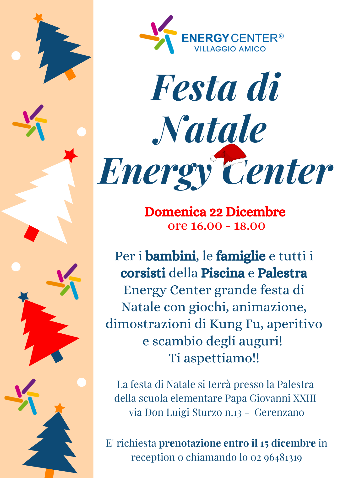VOLANTINO festa di natale energy