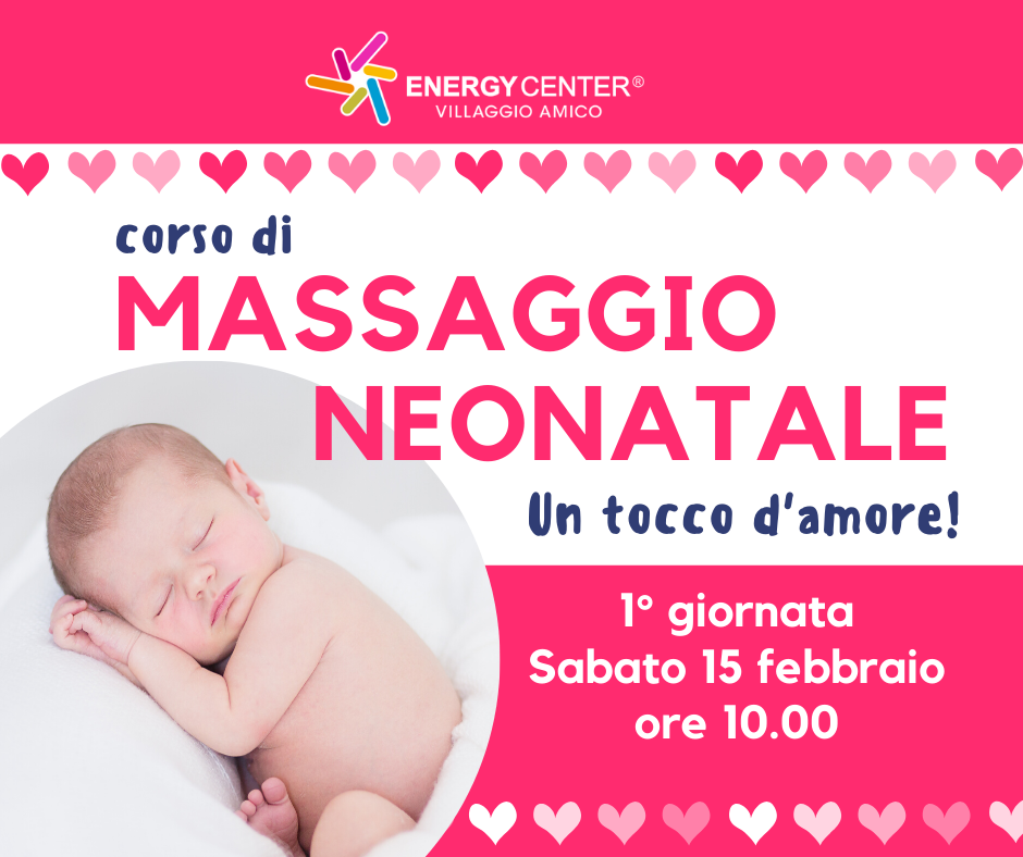 ENERGY CENTER massaggio neonatale